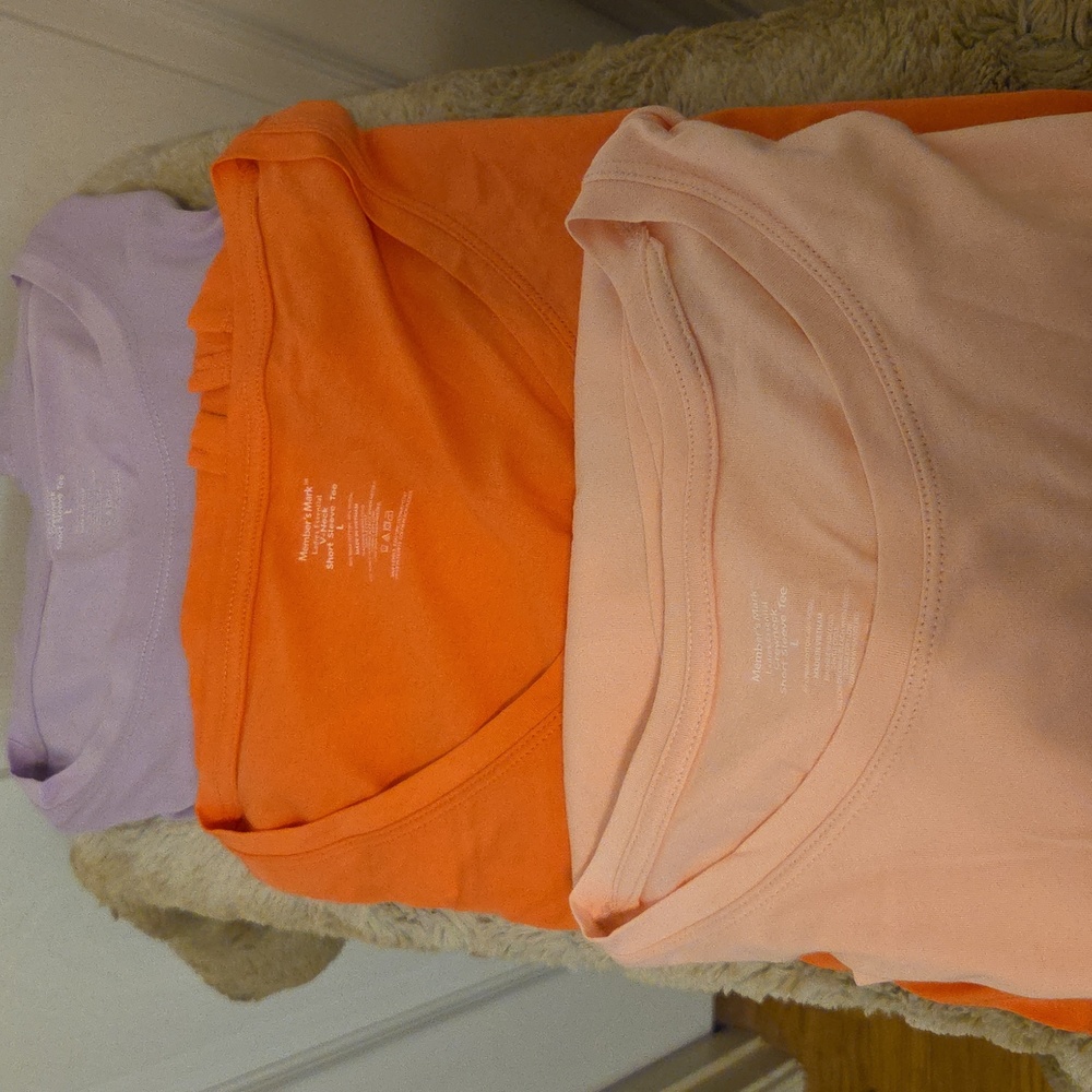 Members Mark BUNDLE OF THREE  TEE SHIRTS